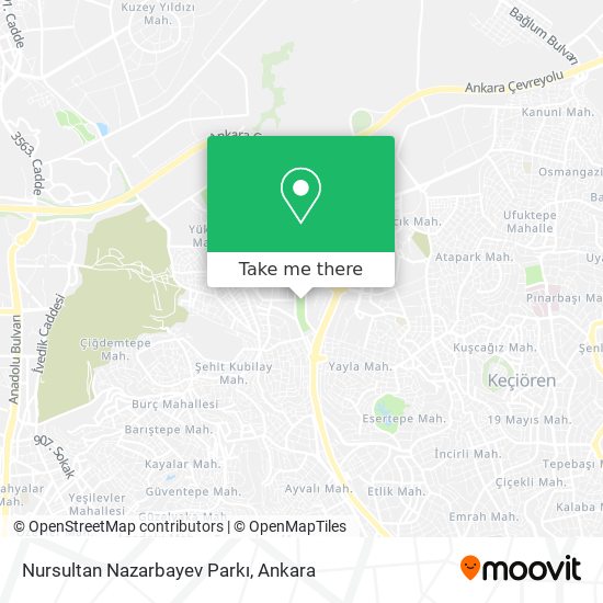Nursultan Nazarbayev Parkı map