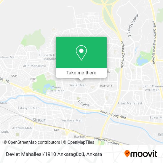 Devlet Mahallesi / 1910 Ankaragücü map