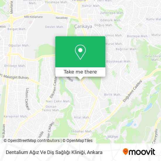 Dentalium Ağız Ve Diş Sağlığı Kliniği map