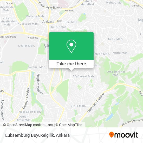 Lüksemburg Büyükelçilik map