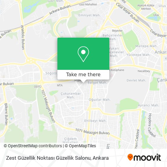 Zest Güzellik Noktası Güzellik Salonu map