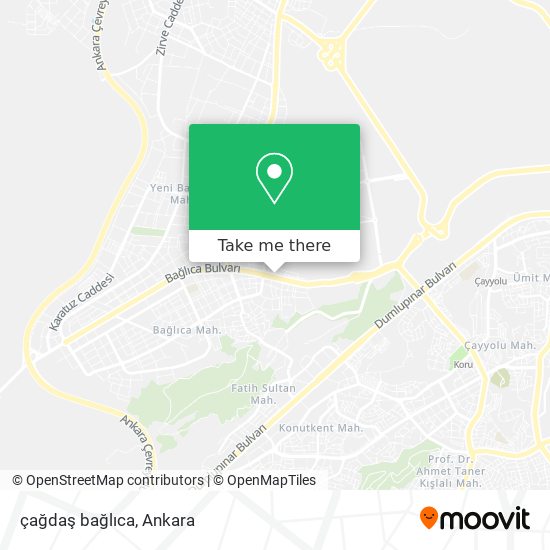 çağdaş bağlıca map