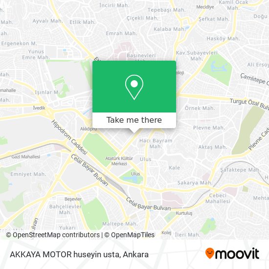 AKKAYA MOTOR huseyin usta map
