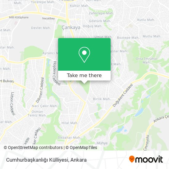 Cumhurbaşkanlığı Külliyesi map