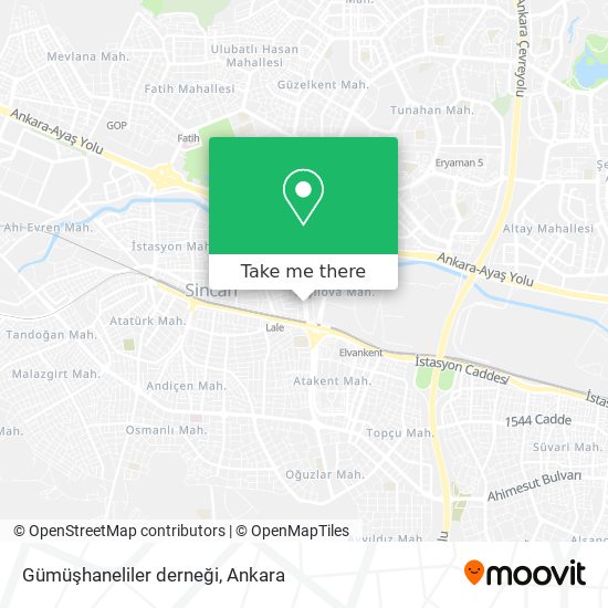 Gümüşhaneliler derneği map