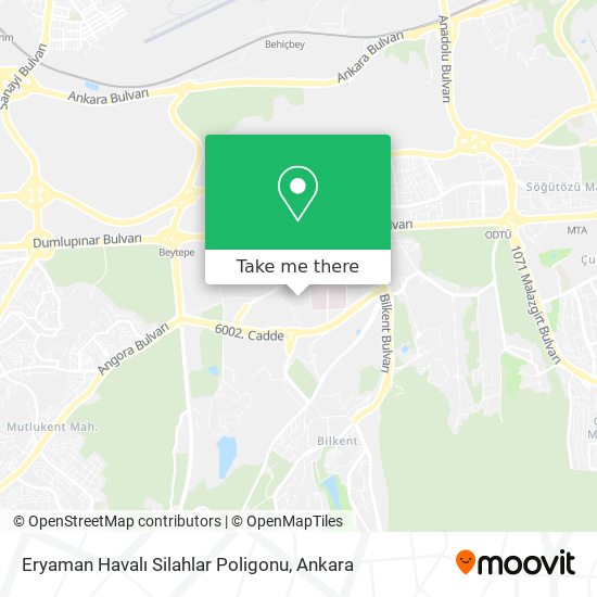 Eryaman Havalı Silahlar Poligonu map