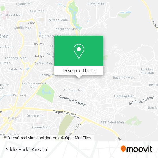 Yıldız Parkı map
