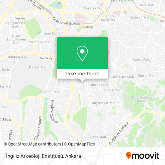 İngiliz Arkeoloji Enstitüsü map