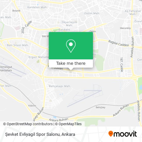 Şevket Evliyagil Spor Salonu map