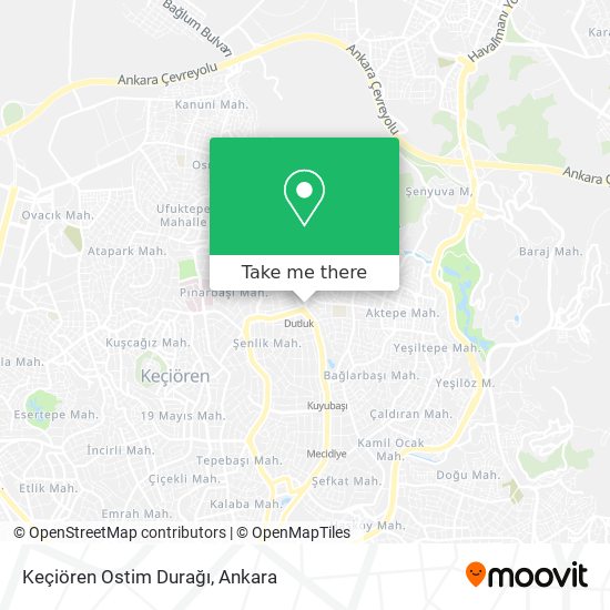 Keçiören Ostim Durağı map