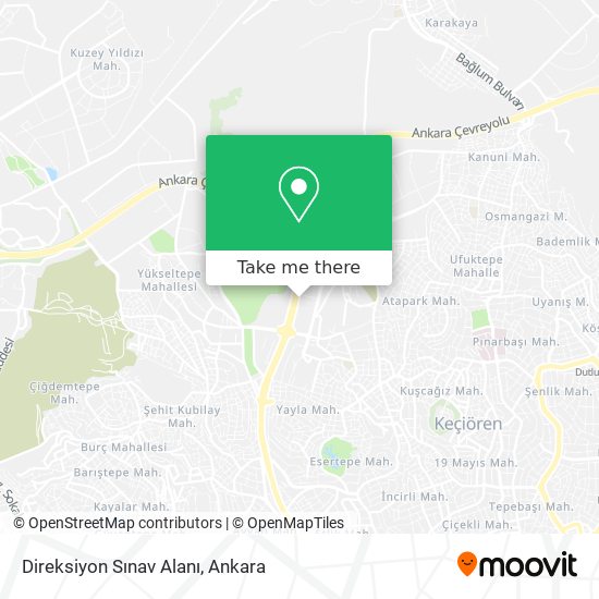 Direksiyon Sınav Alanı map