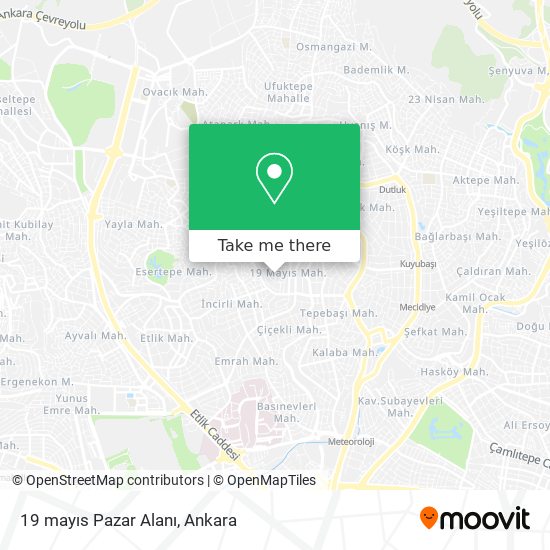 19 mayıs Pazar Alanı map