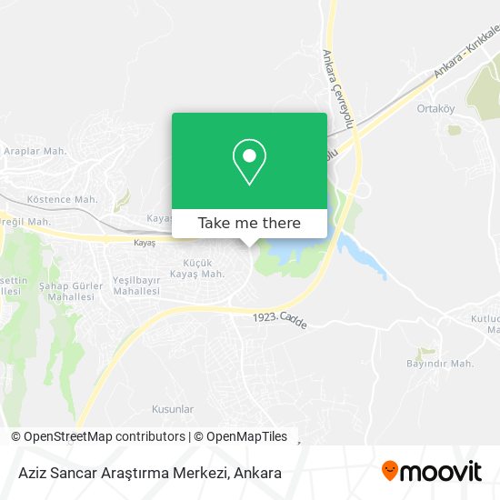 Aziz Sancar Araştırma Merkezi map
