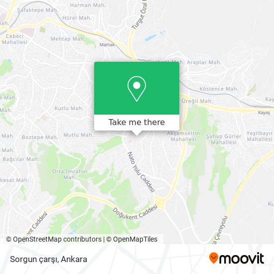 Sorgun çarşı map
