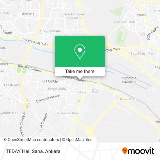 TEDAY Halı Saha map