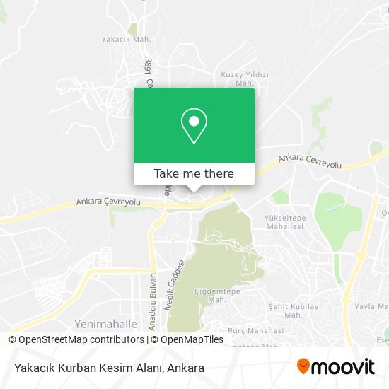 Yakacık Kurban Kesim Alanı map