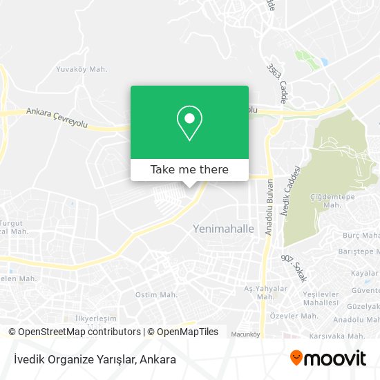 İvedik Organize Yarışlar map