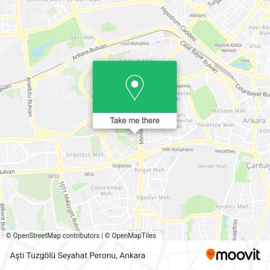 Aşti Tuzgölü Seyahat Peronu map