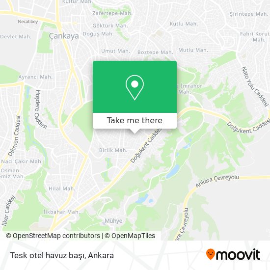 Tesk otel havuz başı map