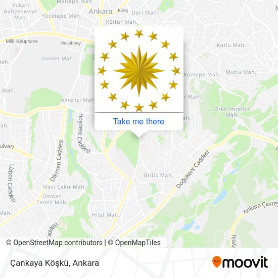Çankaya Köşkü map