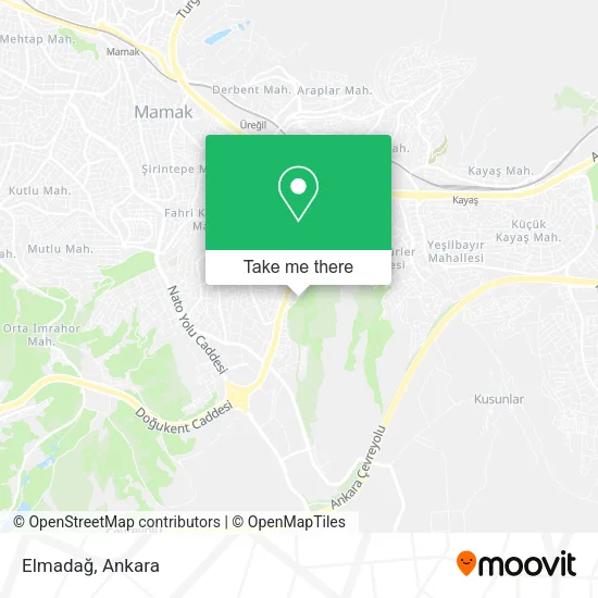 Elmadağ map