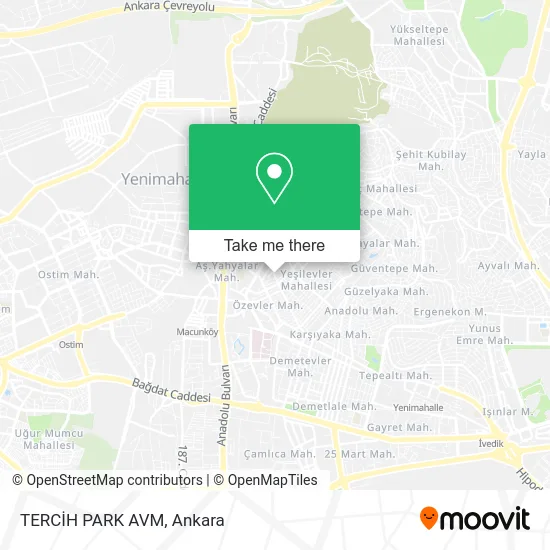 TERCİH PARK AVM map