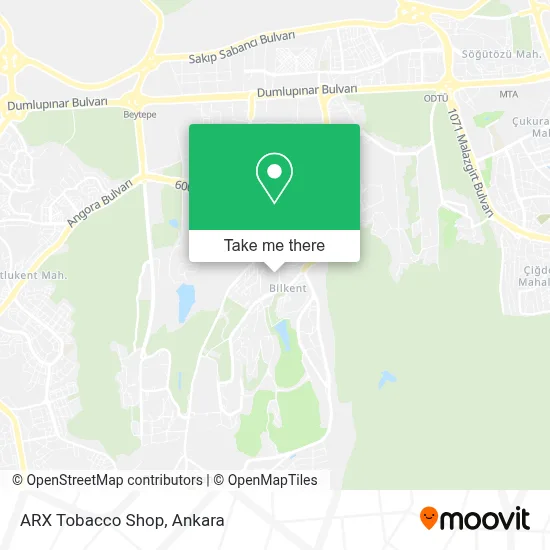 ARX Tobacco Shop map