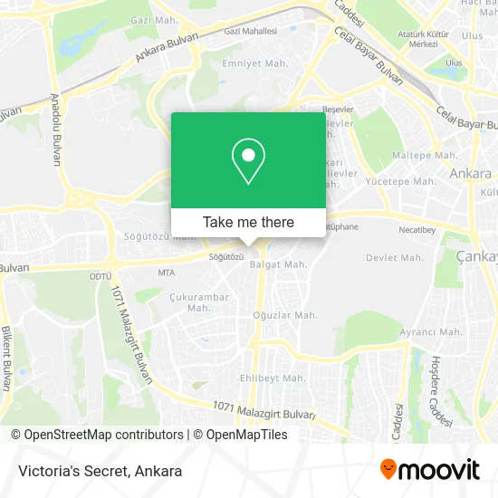 Victoria's Secret map