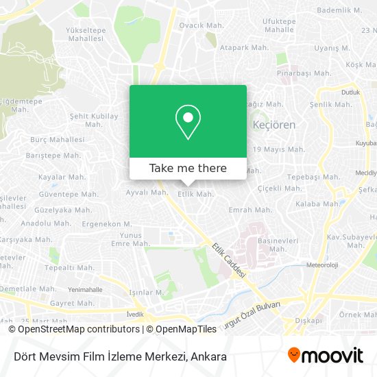 Dört Mevsim Film İzleme Merkezi map