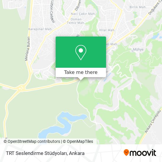 TRT Seslendirme Stüdyoları map