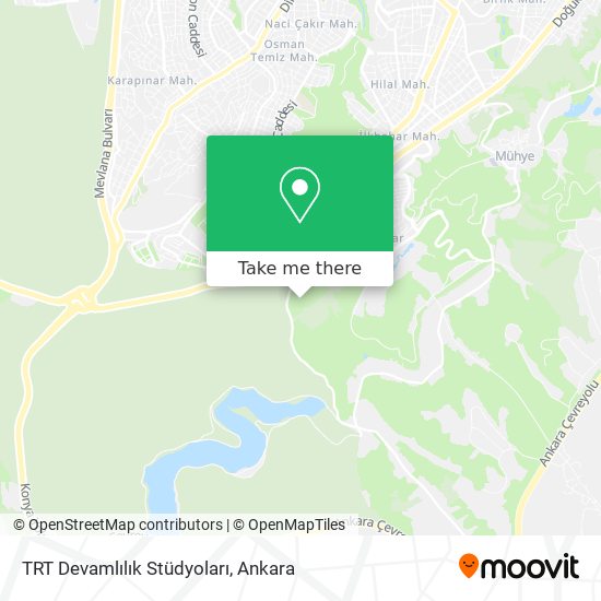 TRT Devamlılık Stüdyoları map