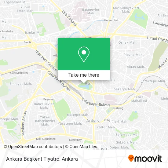 Ankara Başkent Tiyatro map