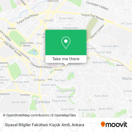 Siyasal Bilgiler Fakültesi Küçük Amfi map