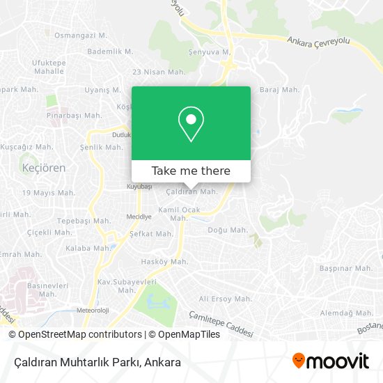 Çaldıran Muhtarlık Parkı map