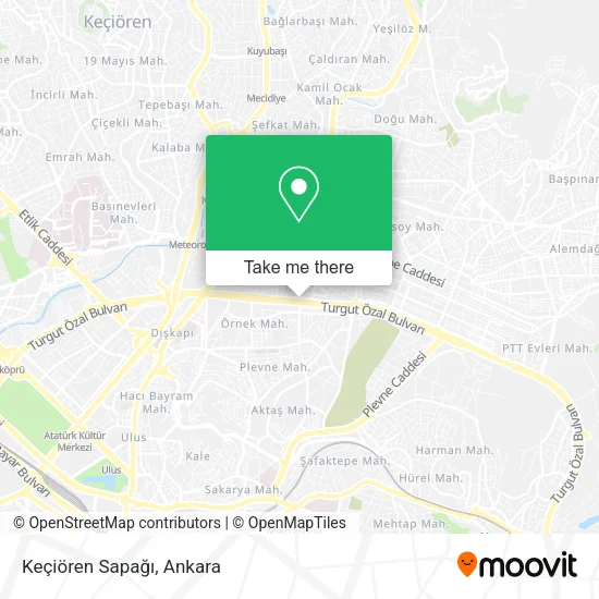 Keçiören Sapağı map