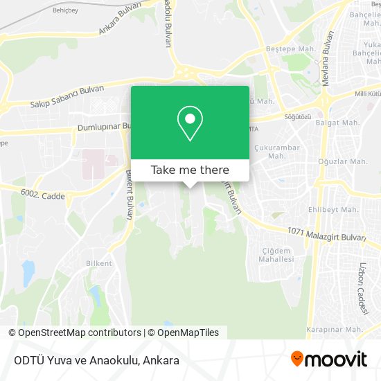 ODTÜ Yuva ve Anaokulu map