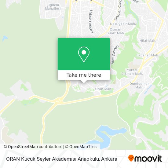 ORAN Kucuk Seyler Akademisi Anaokulu map