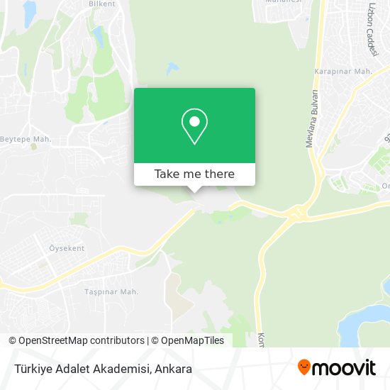 Türkiye Adalet Akademisi map