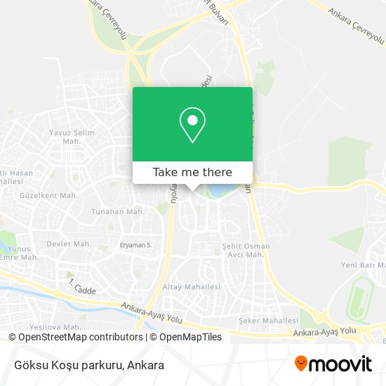 Göksu Koşu parkuru map