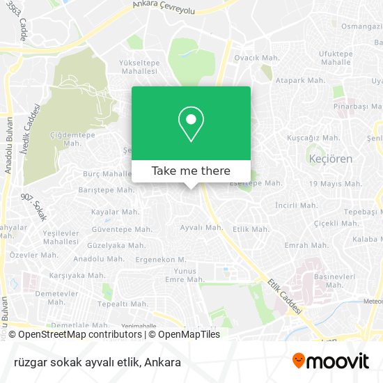 rüzgar sokak ayvalı etlik map
