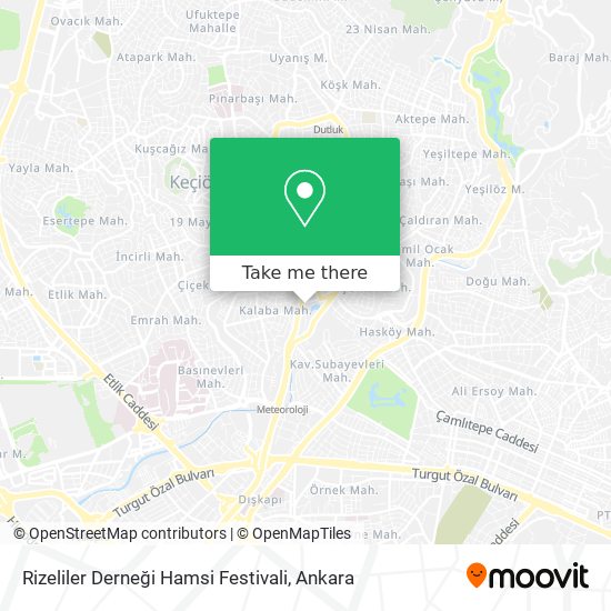 Rizeliler Derneği Hamsi Festivali map