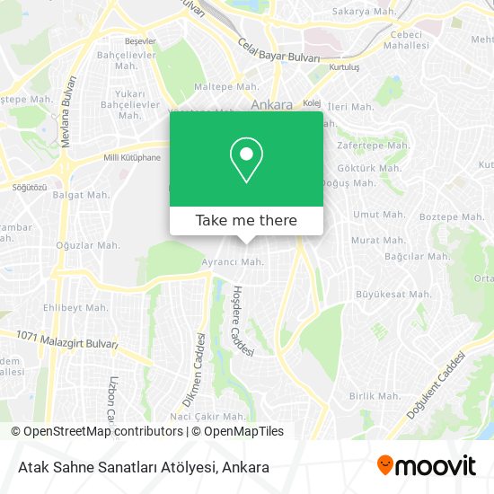 Atak Sahne Sanatları Atölyesi map