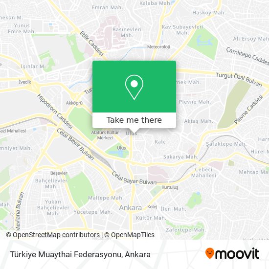 Türkiye Muaythai Federasyonu map