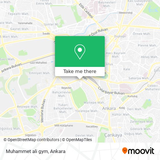 Muhammet ali gym map