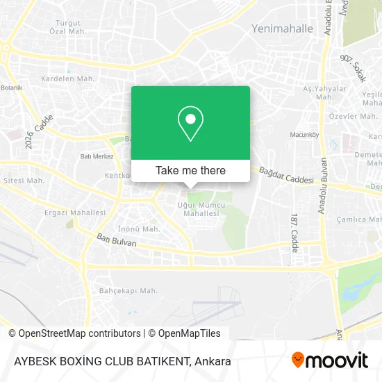 AYBESK BOXİNG CLUB BATIKENT map