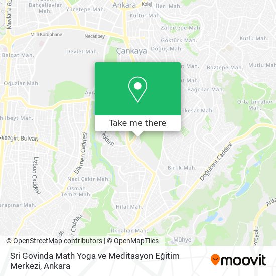 Sri Govinda Math Yoga ve Meditasyon Eğitim Merkezi map