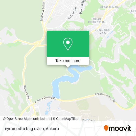 eymir odtu bag evleri map