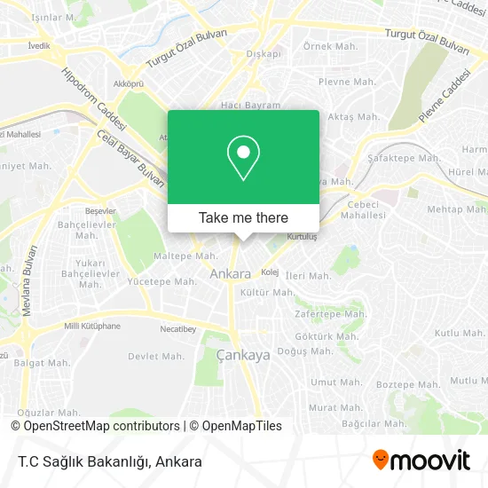 T.C Sağlık Bakanlığı map