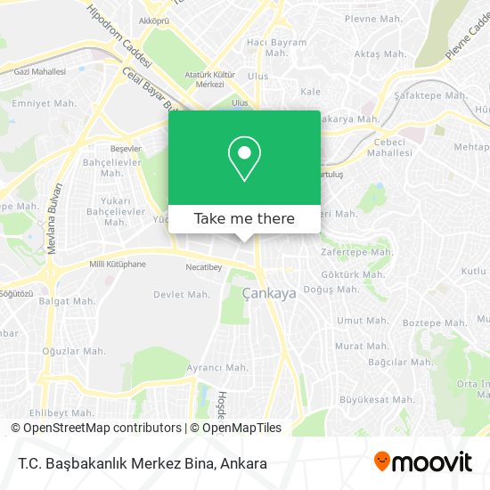 T.C. Başbakanlık Merkez Bina map