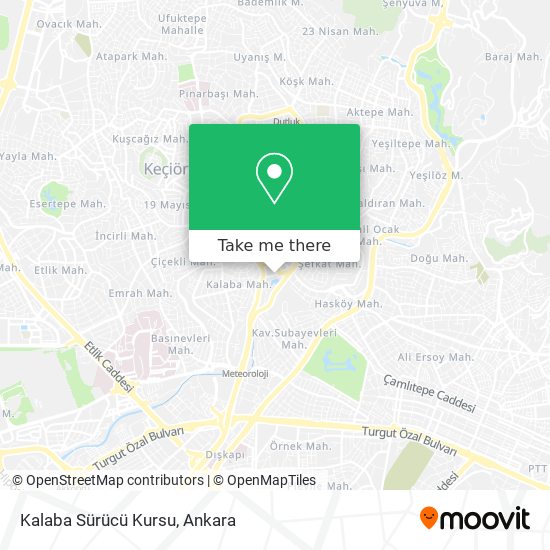Kalaba Sürücü Kursu map